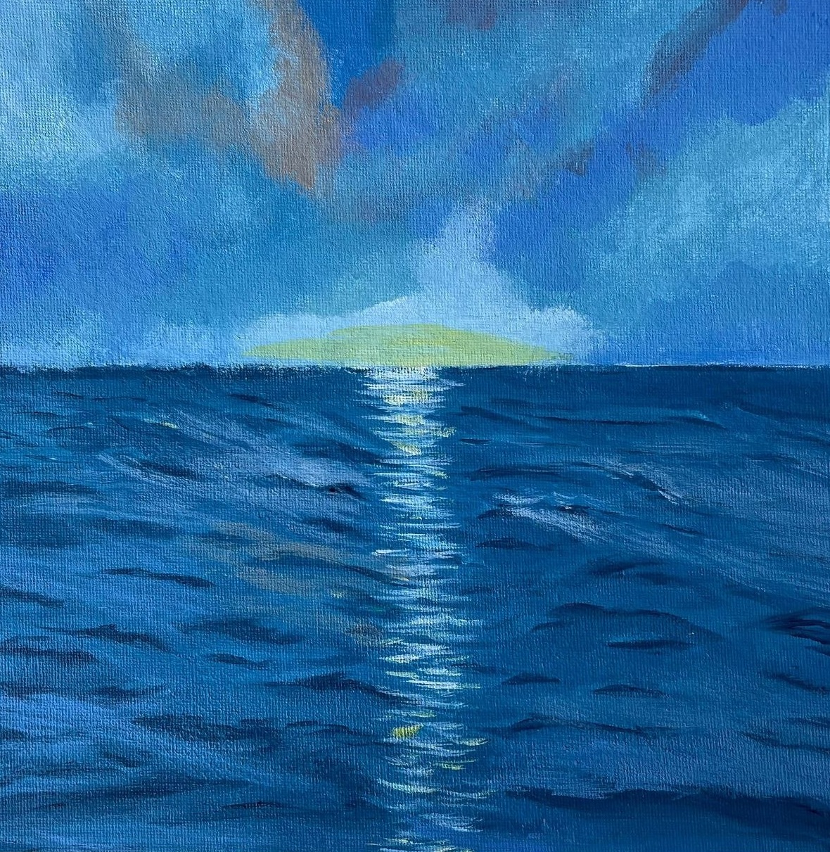 Minimalist abstract painting